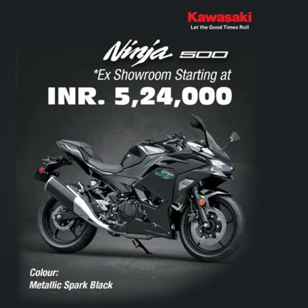 Kawasaki Ninja 500 Launched In India, Price Starts At Rs 5.24 Lakh